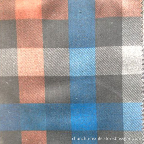 160Dx160D polyester printed woolen fabric, 58 or 60 inches width